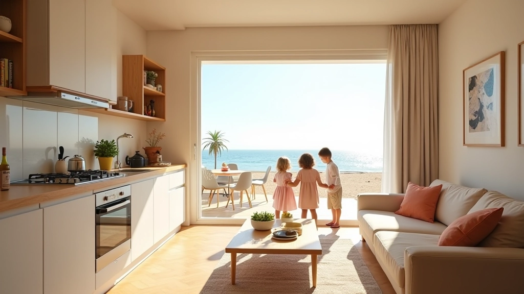 Apartamento familiar con 2 habitaciones y acceso a playa