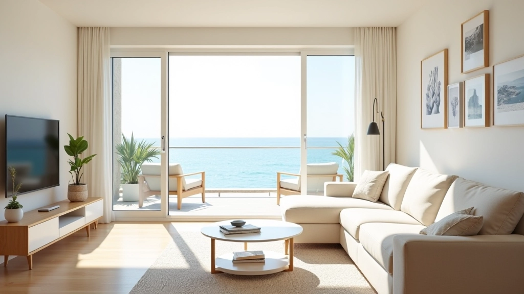 Interior de apartamento moderno y confortable en la Barceloneta